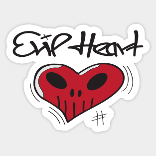 Evil Heart Birthday Gift Shirt Sticker